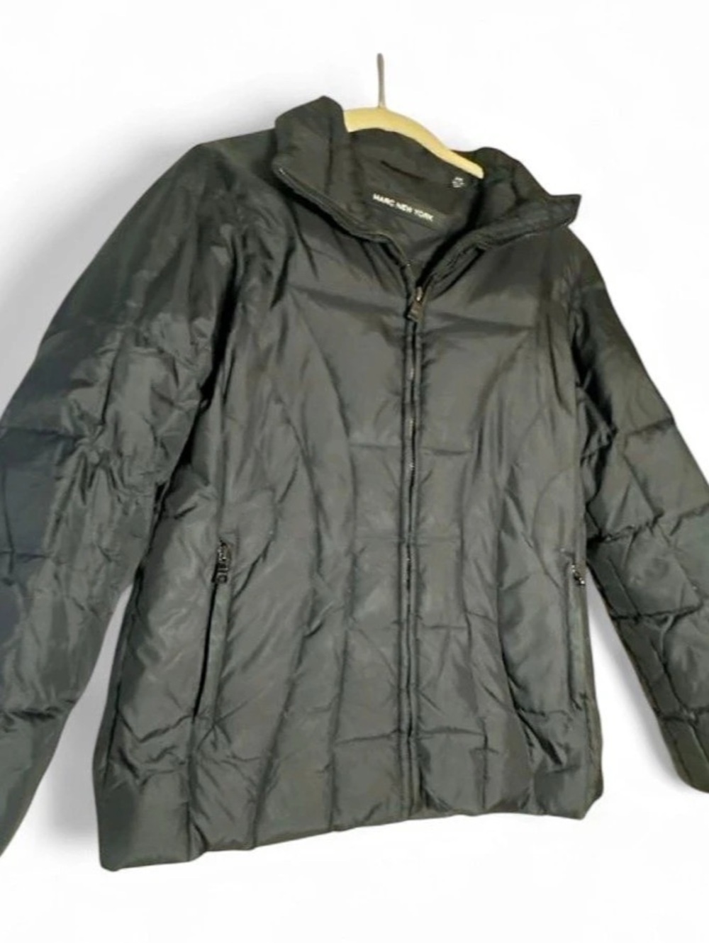 Marc New York Puffer Jacket in Black Size Medium PM